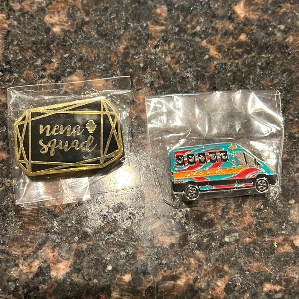 Nena and Co. pins